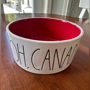 Rae Dunn Oh Canada Dog Bowl 🇨🇦